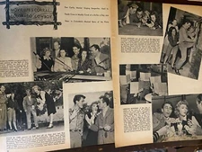 Ken Curtis, Two Page Vintage Clipping, a