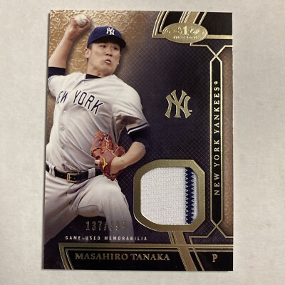 2014 Topps Triple Threads Masahiro Tanaka Patch 137/399 AC
