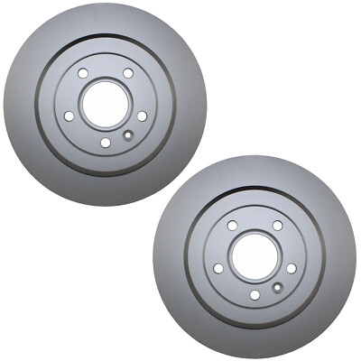 Bison Performance Pair Rear Coated 330mm Brake Rotors for Explorer MKS Montego