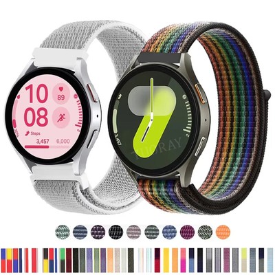Sports Nylon Armband Für Samsung Watch 7 6 5 Pro 4 Classic Active 2 40/44mm S3