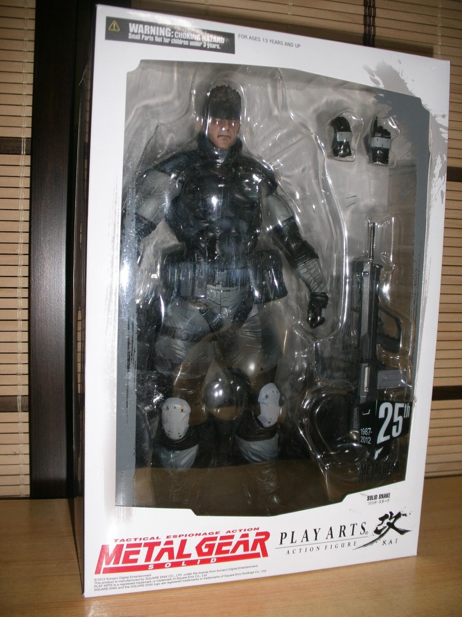 L GEAR PLAY ARTS KAI スネーク 25周年記念版 Metal Gear Solid SNAKE Play Arts Kai Figure LE 25th