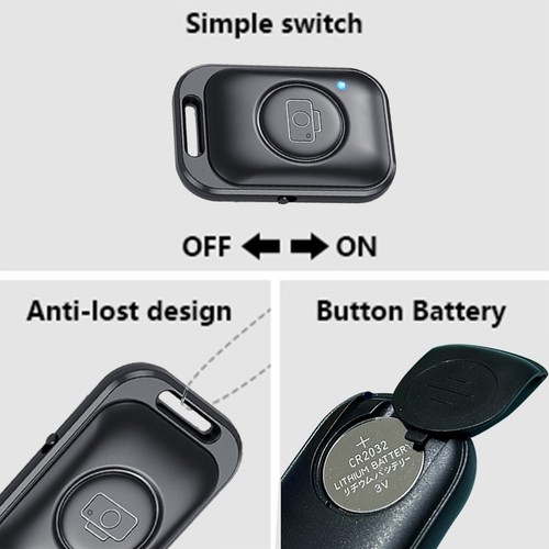Bluetooth Shutter Remote Selfie Stick Control Button Monopod phone Camera Phone - Picture 11 of 12