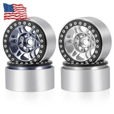 4PC 1.9" Beadlock Wheels Rim 30mm Width for Axial SCX10 TRX4 1/10 RC Crawler Car