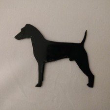 Jack Russell Terrier Refrigerator magnet black silhouette Made in the USA