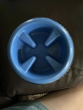 Pet Skid Stop Slow Feed Dog Food Bowl Dish Break Fast Eating Habits Feeder