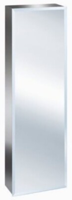 Neu Luxus Edelstahl abgeschrägte Kante 900 mm hoch Badezimmer Spiegel Wandschrank