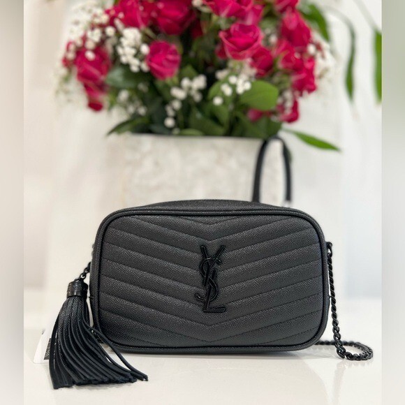 Saint Laurent Lou Mini Borsa a tracolla per fotocamera