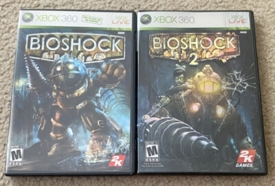 Microsoft Xbox 360 Game Lot - Bioshock  1 + 2 Complete CIB   FREE SHIPPING