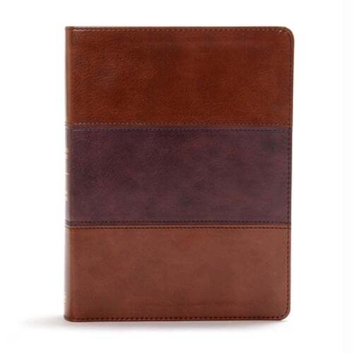 CSB Apologetics Study Bible, Mahogany Leathertouch: Black Letter, Defend Your