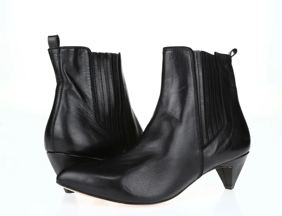 Mujer POUR LA VICTORIE WILLIS 228897 Botines Cuero Negro Talla. 7,5 Foto 2 de 4