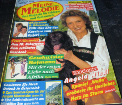 Meine Melodie Nr.6/1996 Marianne und Michael/Cindy u. Bert/Peter Alexander/Wiedl
