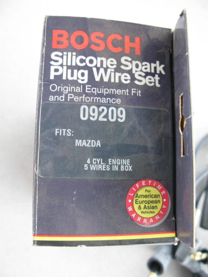 JUEGO DE CABLES DE BUJÍA DE SILICONA BOSCH 09209 PARA MAZDA 323 1990-1995 Foto 2 de 2