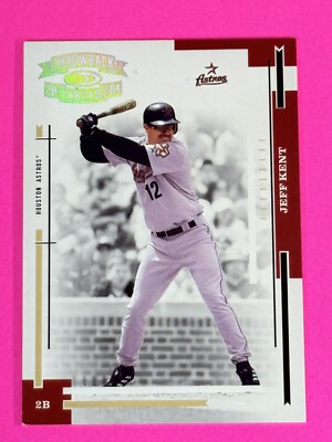 2005 Donruss Throwback Threads Jeff Kent /100 Astros #84 READ 