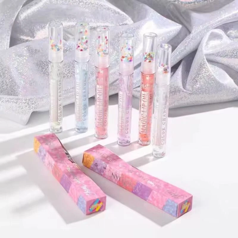 Lip Oil Magic Glow Hydrating Lip Care Gloss Waterproof Long Lasting Nourishing - Image 3 of 4