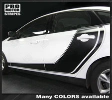 Ford Focus Hockey Style Door Accent Side Stripes Decals 2011 2012 2013 2014