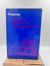 Vintage Polaroid Spectra/Image Close Up Lens with Case, Book Original Box