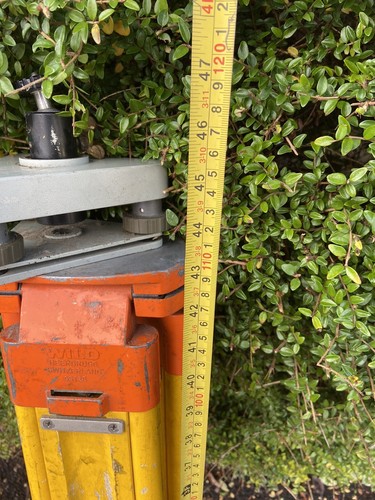 Vintage Wild Heerbrugg GST20 Tripod Made in Switzerland /Upcycle Lamp Base etc - Imagen 9 de 14