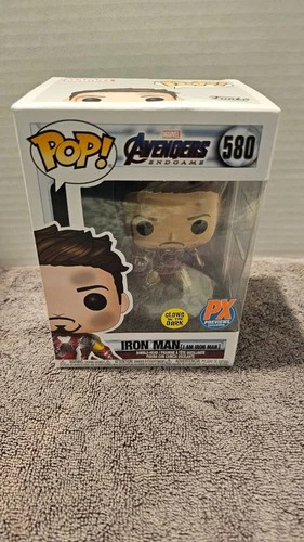 Funko Pop! Vinyl: Marvel - Iron Man (I Am Iron Man) (Metallic) (Glows in the...