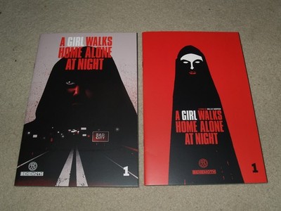 A Girl Walks Home Alone At Night # 1 ( Behemoth comics 2020) 1st print & variant