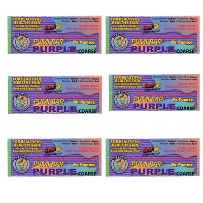 Mr. Pumice Purple PUMI Bar, Extra-Coarse Callus Remover, Pedicure Stone & Ped...