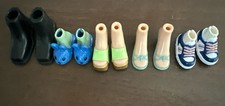Lot Of Mixed Bratz Doll Shoes 5 Pairs Boots High Heels Sandals Slippers Tennis