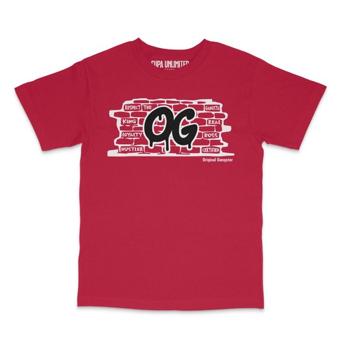 Camiseta OG Drip Para Hombre Diseño Hip Hop Urbano Estilo Negro Graffiti Gráfico Camisetas - Imagen 6 de 7