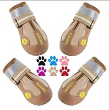 Dog Boots Breathable Dog Shoes for Medium Large Dogs, Anti-Slip Dog Booties Paw