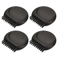 8pcs Mini Golf Club Brush Portable Pocket Dust Groove Cleaner Black