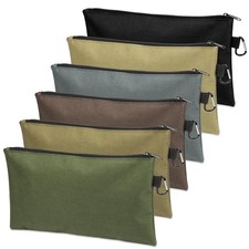 6 Pack Tool Bag Zipper Pouch, Premium Tool Pouch, Utility Storage Organizer