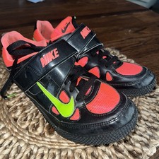 Nike Zoom HJ High Jump Black Hyper Punch Track Shoes 317645-036 Mens Size 8.5M