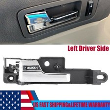 For 2006-2012 Ford Fusion Front Inner Inside Door Handle Chrome Left Driver Side
