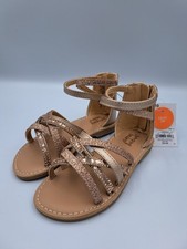 Jumping beans rose gold Gladiator Sandals Size 10