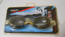 Speedo Sprint Performance Swim Goggles Neoprene Seal, Adjustable Adult / Youth