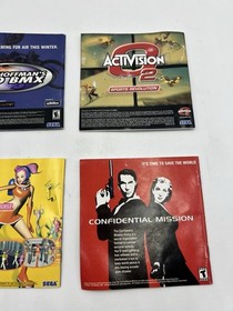 LOT of (4) - Sega Dreamcast Manual - Crazy Taxi / Tony Hawk / Dave Mirra