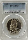 1962 PROOF FRANKLIN PCGS PR67, BRILLIANT, NO SPOTS, HAZE OR TONING
