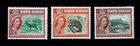 North Borneo Stamps SG 391 392 400 sc 280 281 289 Queen Elizabeth II 1961 MNH