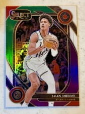 2024-25 Panini Select - Courtside Jalen Johnson #247 Green White Purple Prizm