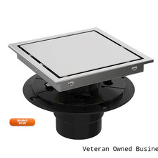 Heaorld Square Shower Drain 6 Inch Shower Floor Drain Kit Flange 2 In 1