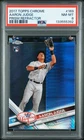 2017 TOPPS CHROME PRISM REFRACTOR #169 AARON JUDGE ROOKIE RC PSA 8