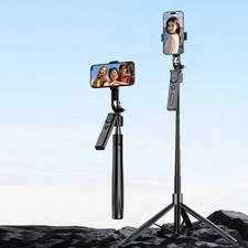 Selfie Stick Tripod,Extendable Selfie Stick Phone Holder Auto Face Tracking