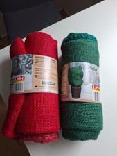 2 x Winterschutz Jutehaube, neu
