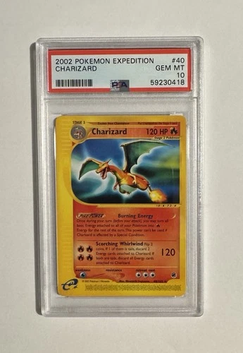New ListingPokemon Charizard Expedition NON Holo Rare #40 PSA 10 Gem Mint