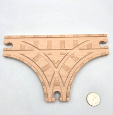 Thomas  Friends Wooden Railway Train Tank - Tri Switch T-Track 3-Way Track