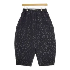 patterntorso Polyester All-over Pattern Saruel pants Black Grey 5-0416G∞