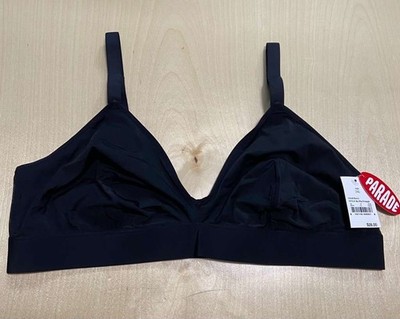 Parade Size 2XL Replay Triangle Wireless Bralette in Eightball Black