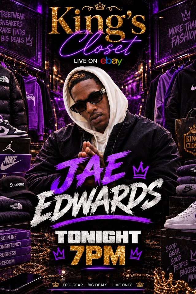🔥 £1 Starts! Exclusive Sneakers & clothing 🎉 With The King of Trainers!🔥