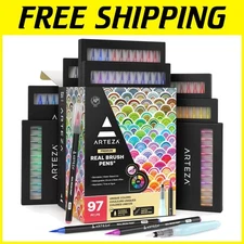 All-in-One 96 Multicolor Brush Pens - Perfect for Artists and Beginners Alike