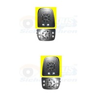 2X VAN Wezel Spiegelglas Beheizbar Konvex Passend FüR Links+Rechts