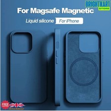 Liquid Silicone For Magsafe Magnetic Case For iPhone 16 15 14 13 12 Pro Max Plus