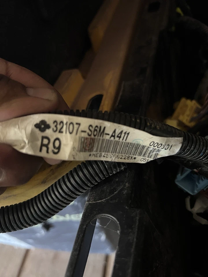 ✅2005-2006 ACURA RSX BASE ONLY INTERIOR FLOOR WIRING HARNESS 32107-S6M-A411 - Image 2 of 2